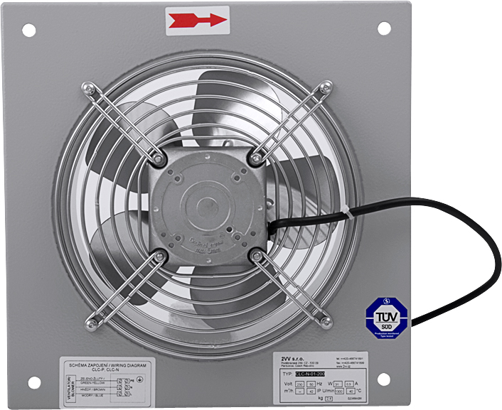 Classic CLC-N-01-200 - Nástenný ventilátor Classic 200 - pre hobby použitie