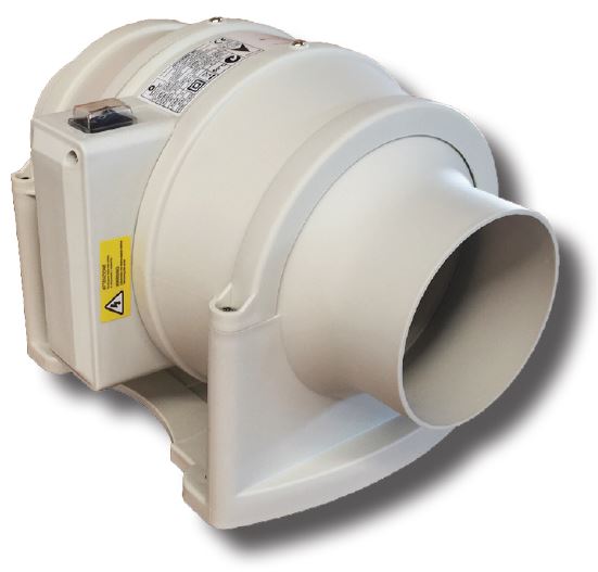 Aerauliqa QMF 200 T, časový dobeh - Aerauliqa QMF200Tpotrubný ventilátor