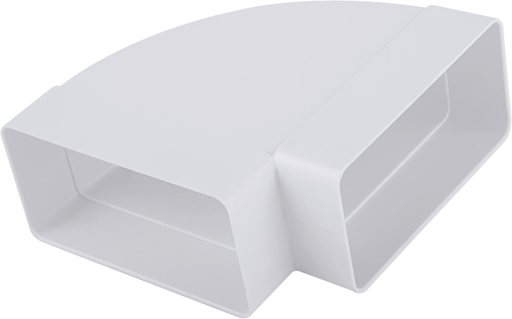 Oblúk 90° horizontálne MP950 / C štvorhranné napojenie 90 x 220 mm - Oblúk 90 ° horizontálne MP950 / C štvorhranné napojenie 90 x 220 mm