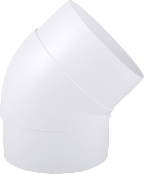 Koleno MP491 / K - priemer 100 mm pre spojenie pod uhlom 45° - Koleno MP491 / K - priemer 100 mm pre spojenie pod uhlom 45 °
