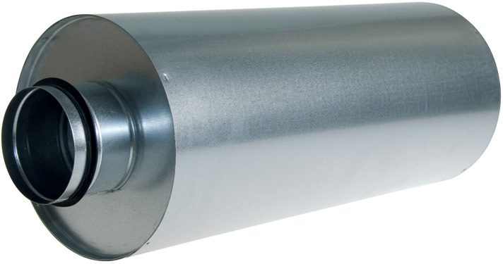 Tlmič hluku SPT-GLX-160 dĺžky 0,5m  - Kruhový tlmič hluku SPT-GLX-160 dĺžky 0,5 m - pre zníženie hluku v potrubí 