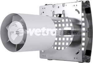 Ventilátor do kúpeľne - samoinštalačný sada - Dizajnový ventilátor Cubic 100 