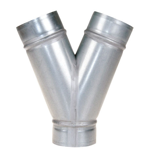 Odbočka ''Y'' KK45160-160 pre spojenie potrubia a hadice pod uhlom 45° - Odbočka \'\'Y\'\' KK45160-160 pre spojenie potrubia a hadice pod uhlom 45 °